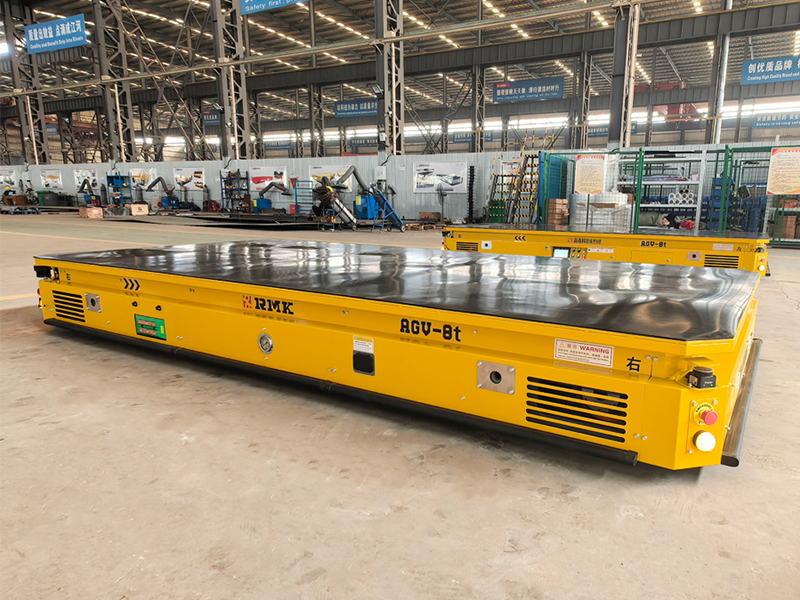 8 Ton Laser-Guided AGV with Lifting Pallet
