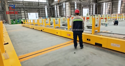 Steel Rail Transfer Cart-38m Long Tabletop