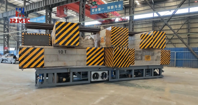 90 ton heavy-duty Explosion-proof Self propelled transporter AGV for wind power industry
