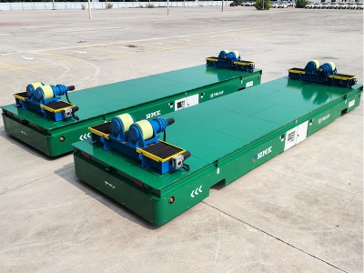 15 Tons Roller Trackless Battery Transfer Cart