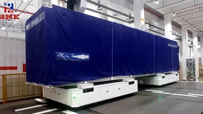 40 ton+40 ton dual vehicle linkage lifting RGV-Automated Electric Rail transfer cart