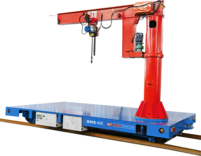 Rail transfer trolley