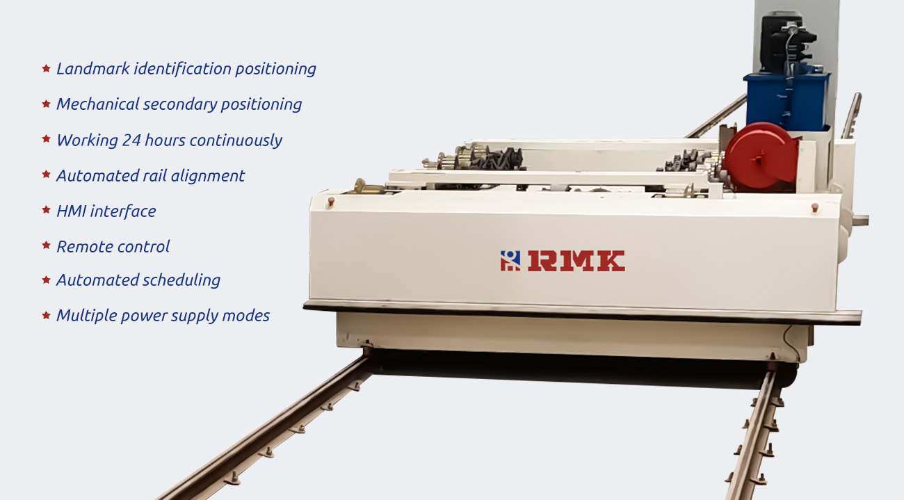 Customized trackless transfer cart